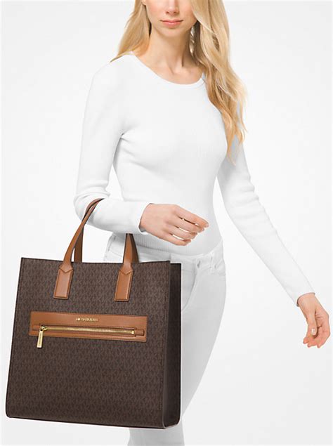 kenly large logo tote bag